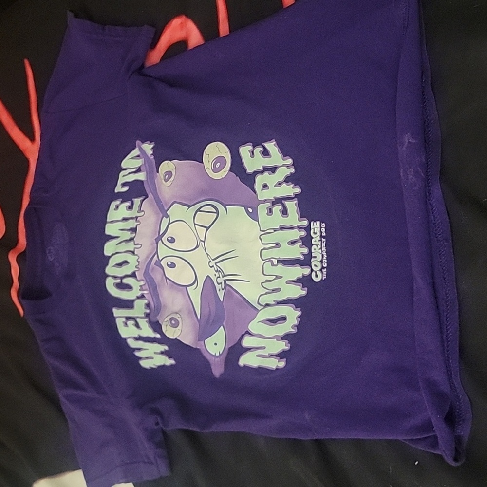 Welcome to nowhere courage the cowardly dog shirt